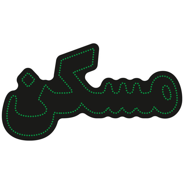 Panneau lumineux persan - Maskan vert