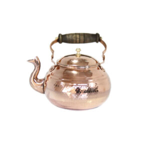 Bouilloire en cuivre persan durable pour cuisinière traditionnelle martelée Nazeri