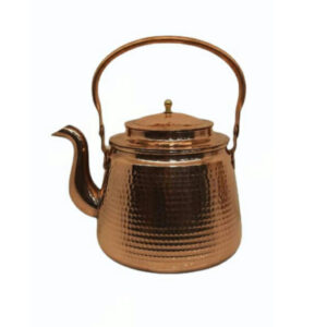 Bouilloire en cuivre persan durable pour cuisinière traditionnelle martelée Zanjani
