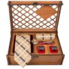 Ensemble Cravate, Pochette & Boutons de Manchette pour Homme - Crème de Luxe