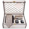 Ensemble Cravate, Pochette & Boutons de Manchette pour Homme - Dayan de Luxe