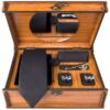 Ensemble Cravate, Pochette & Boutons de Manchette pour Homme - Latif de Luxe