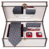 Ensemble Cravate, Pochette & Boutons de Manchette pour Homme - Sarvi de Luxe