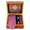 Ensemble Cravate, Pochette & Boutons de Manchette pour Homme - Zereshki de Luxe