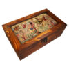 Boîte de rangement pour sachets de thé en bois – Coffret persan Roi Vaillant