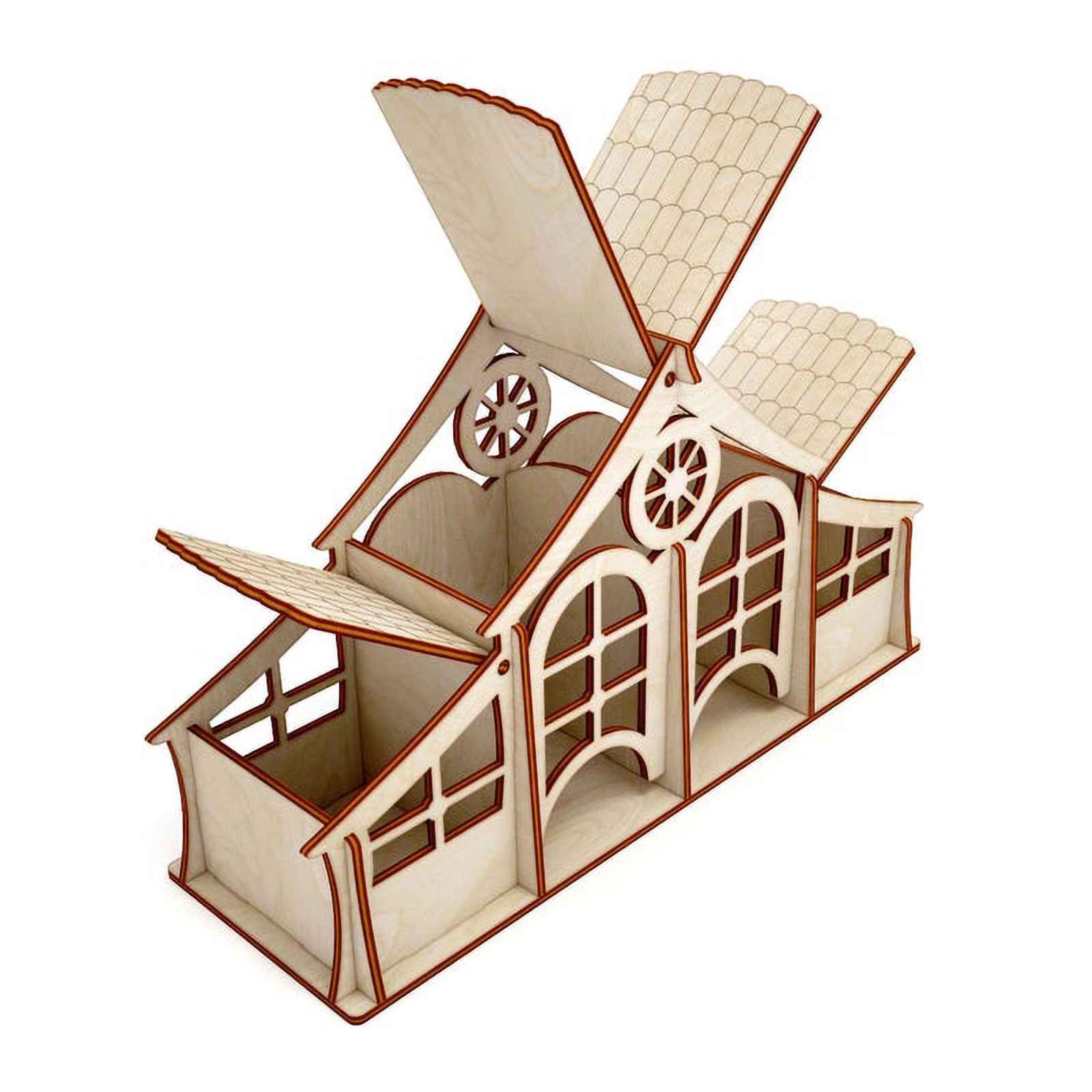 Boîte Organisatrice de Sachets de Thé en Bois Vertical Kolbeh