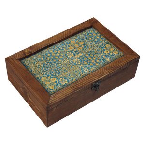 Boîte Organisatrice de Sachets de Thé en Bois avec Coffres Persan Vina