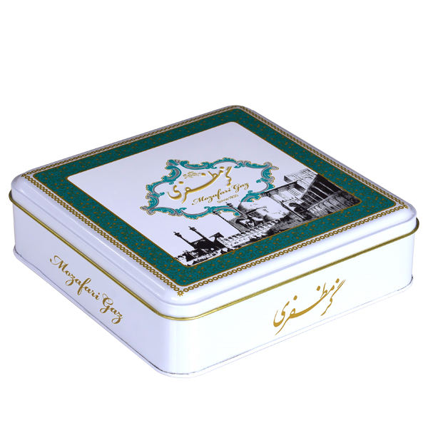Gaz Mozaffari : 40 % Pistache – Nougat traditionnel iranien sucré à l’eau de rose