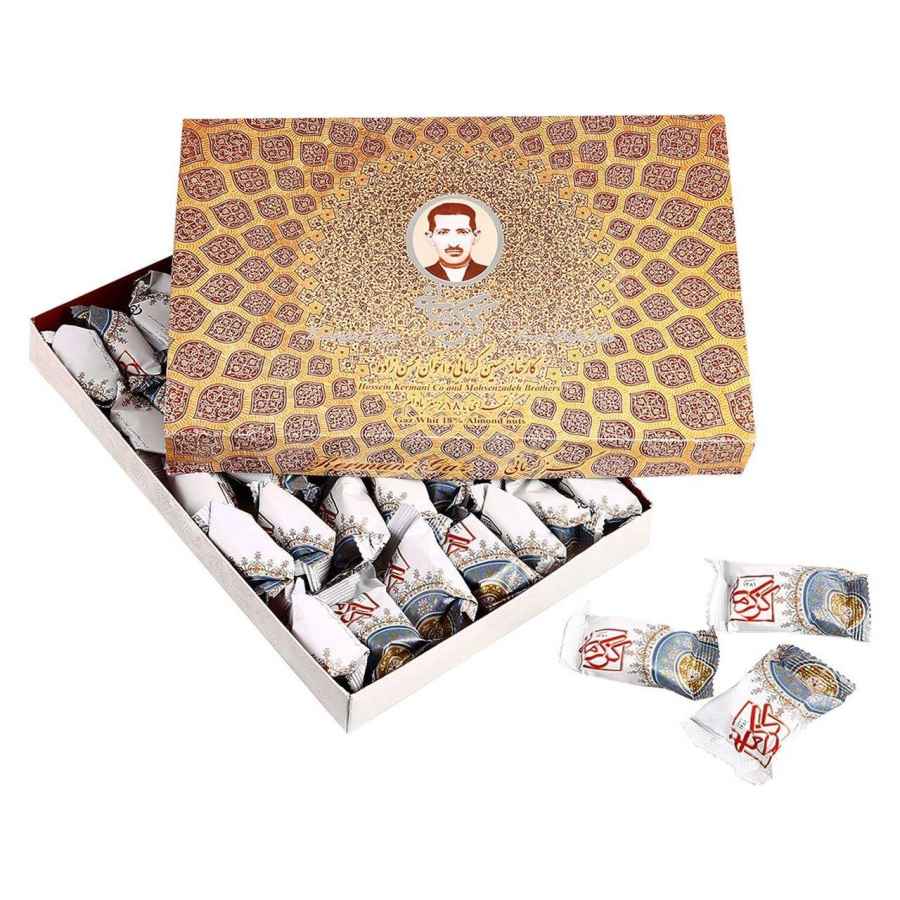 Gaz Kermani : 18 % Amande – Nougat traditionnel iranien à l’eau de rose