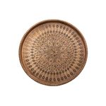 Plat de Service Persan en Cuivre Traditionnellement Martelé Savin