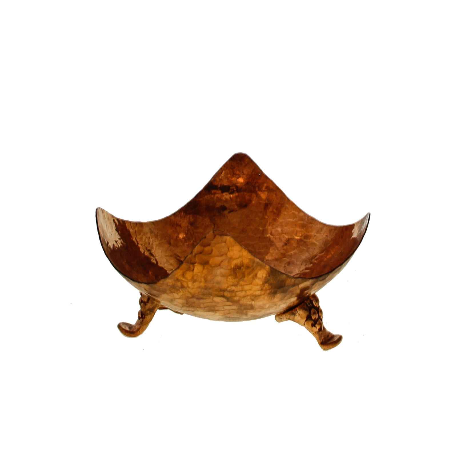 Bol de service en cuivre, adapté pour les fruits et les sucreries, martelé Taban