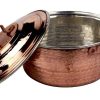 Marmite en cuivre persan - Style de cuisson martelé traditionnel Kamani