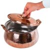 Marmite en cuivre persan - Style de cuisson martelé traditionnel Sarvi