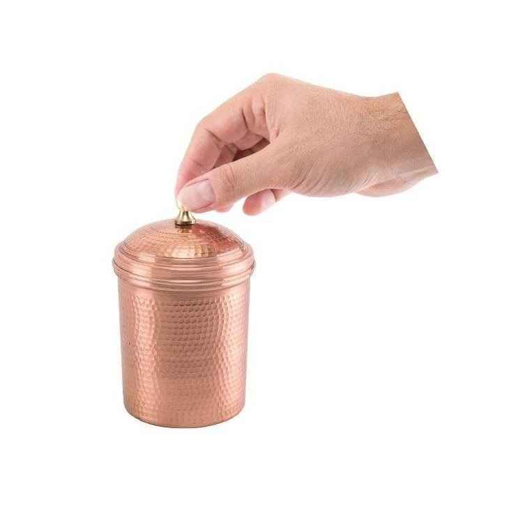 Bocal en cuivre fabriqué à la main pour embellir votre cuisine Azari