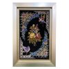 Tapis mural persan fait main de Tabriz représentant des Moineaux