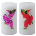 Bougie de Nowruz avec Haji Firouz – Saisonnière et symbolique (x2)