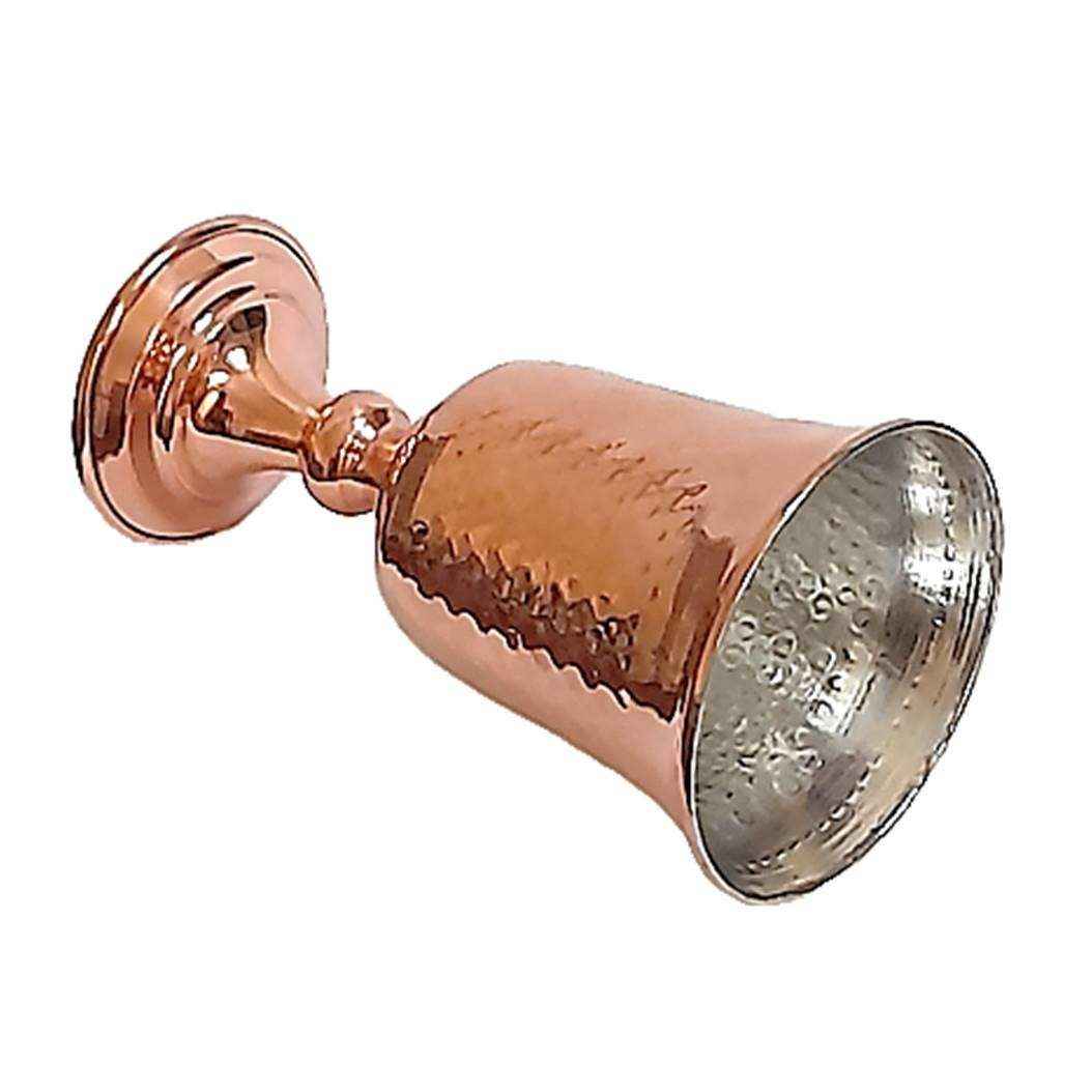 Verre à vin en cuivre persan martelé – Modèle Glsa