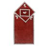 Tapis de Prière Islamique en Velours Léger avec Motif Cachemire