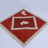 Tapis de Prière Islamique en Velours Léger avec Motif Cachemire