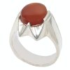 Bague en argent Aqeeq yéménite persane pour hommes - Vandi