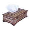 Couvercle de boîte à mouchoirs en bois persan fait main – Khatamkari Lux