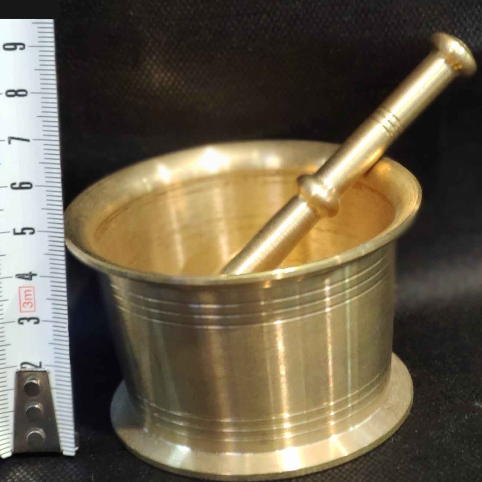 Set de Mortier & Pilon en Laiton Style Persan Traditionnel Karen