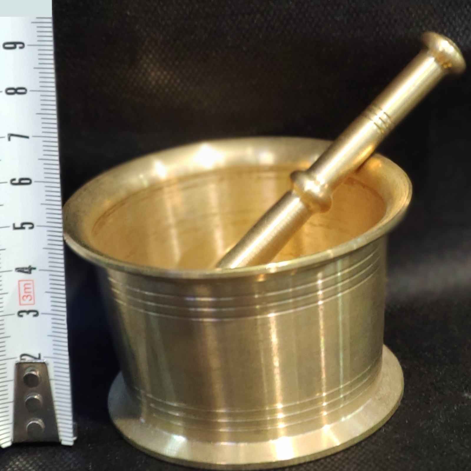 Set de Mortier & Pilon en Laiton Style Persan Traditionnel Sigol