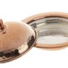 Handcrafted Copper Serving Platter Dome Yas Asemani