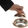 Handcrafted Copper Serving Platter Dome Yas Asemani