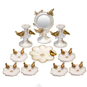 Set Haft-sin sophistiqué pour Nowruz, le Nouvel An persan Birds