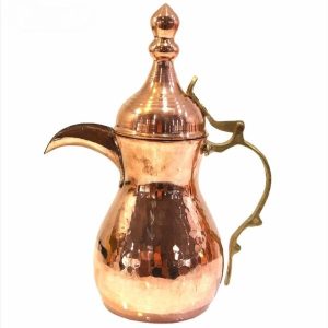 Cafetière traditionnelle arabe en cuivre pour préparer le Qahwa et le café arabe – Hivana