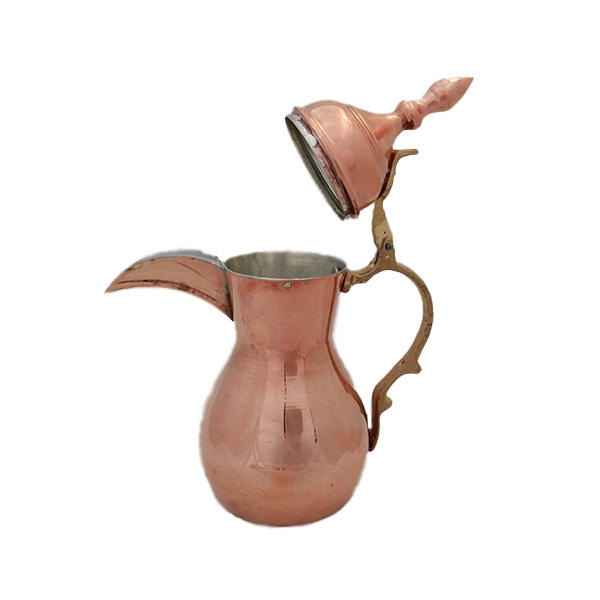Cafetière traditionnelle arabe en cuivre pour préparer le Qahwa et le café arabe - Sahra
