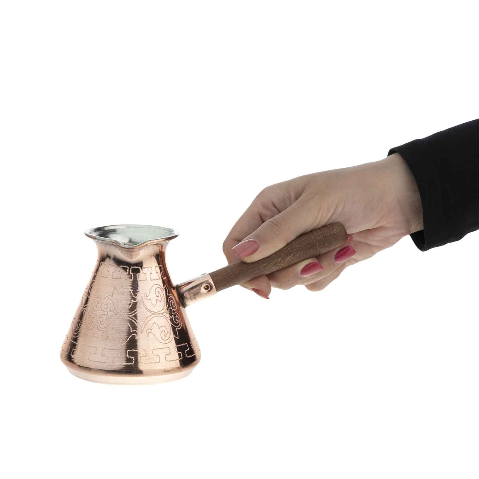 Cafetière Turque – Cezve en Cuivre Martelé Traditionnel / Ibrik, Sun