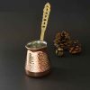 Cafetière Turque - Cezve en Cuivre Martelé Traditionnel / Ibrik, ZH1