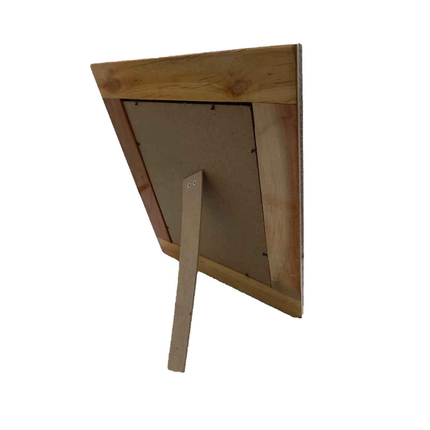 Cadre de miroir en bois persan – Design floral Khatamkari