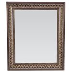 Cadre de miroir en bois persan – Modèle Gohari Khatamkari