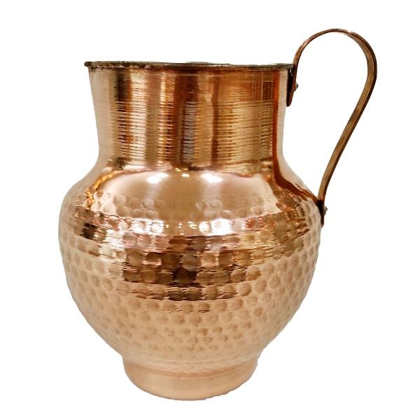 Carafe en cuivre perse martelé traditionnel Aseman