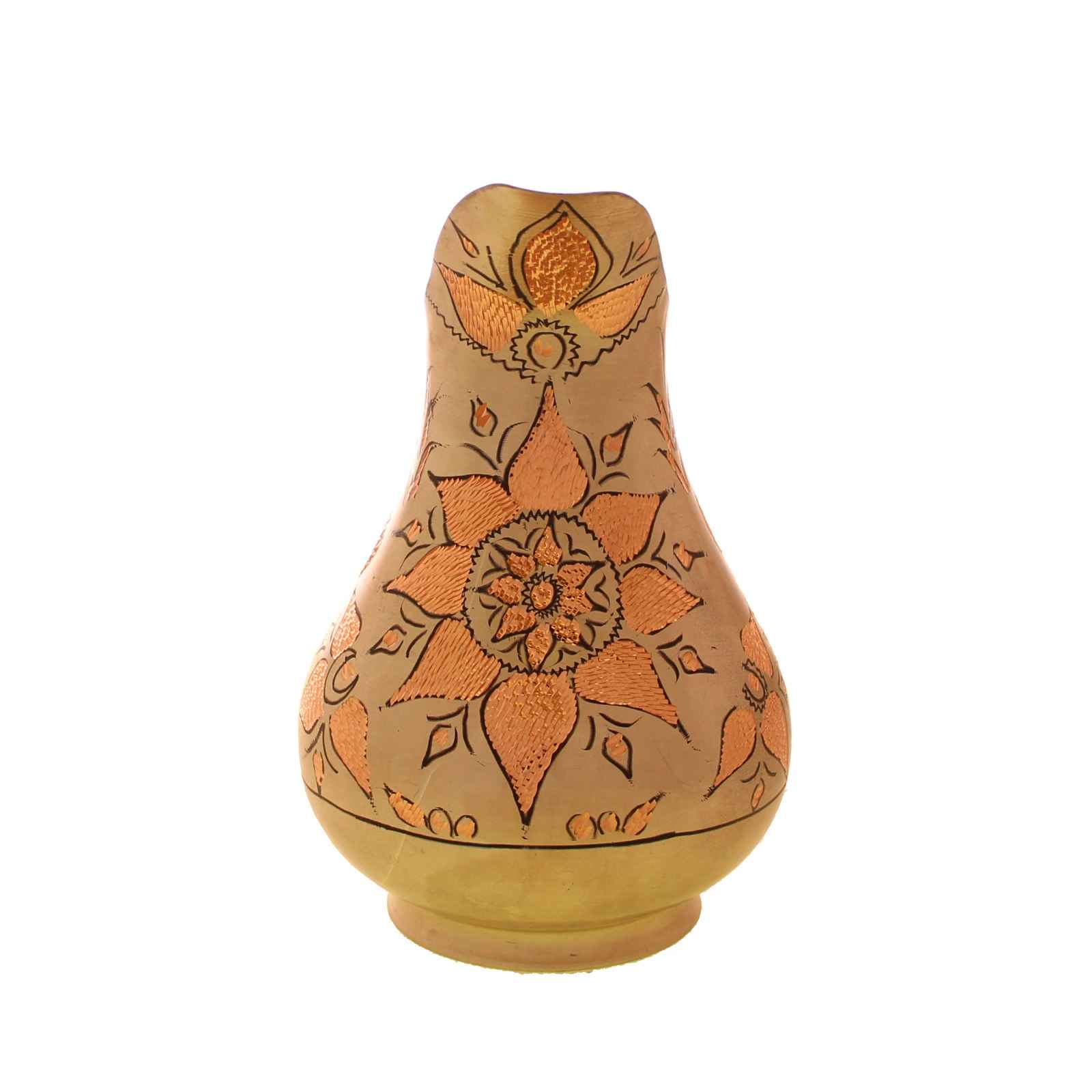 Carafe en cuivre perse martelé traditionnel Kamani