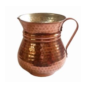 Carafe en cuivre perse martelé traditionnel Kara