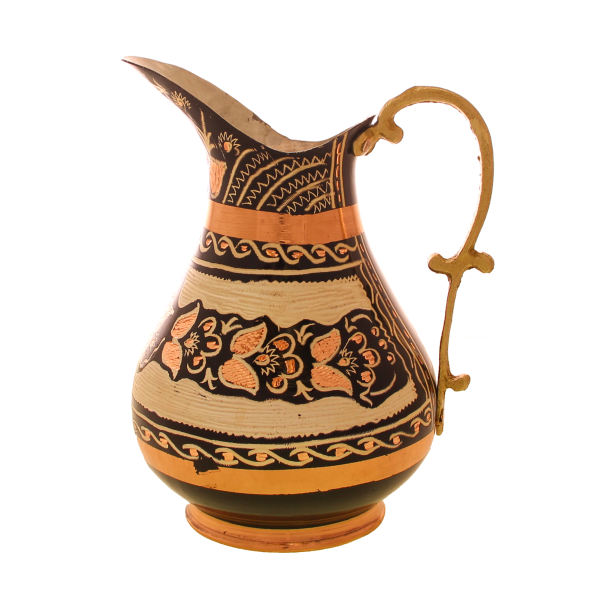 Carafe en cuivre perse martelé traditionnel Modern