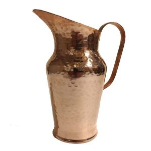 Carafe en cuivre perse martelé traditionnel Sana