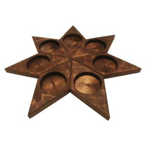 Set Haft-sin en bois pour Nowruz, le Nouvel An persan Diamond