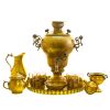 Samovar en laiton persan décoratif pour thé à charbon, 10 litres