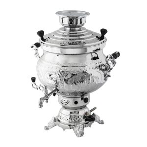 Machine à thé samovar à gaz persan design traditionnel 10 litres