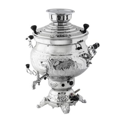 Machine à thé samovar à gaz persan design traditionnel 10 litres