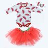 Ensemble de vêtements pour bébé Yalda 3 pièces modèle Pastèque