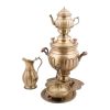 Samovar en laiton persan, théière décorative à charbon 4 litres