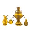 Samovar en laiton persan, théière décorative à charbon 6 litres