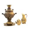 Samovar en laiton persan décoratif pour thé à charbon, 6 litres