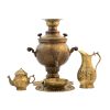 Samovar en laiton persan décoratif pour thé à charbon, 6 litres
